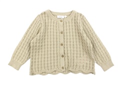 Lil Atelier white pepper cardigan